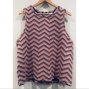 Anthropologie Multi-colored Sleeveless Shirt